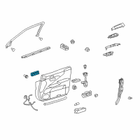 OEM 2011 Lexus LS460 Switch, Seat Memory Diagram - 84927-50080