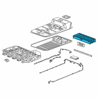 OEM 2017 Chevrolet Bolt EV Battery Diagram - 24282799