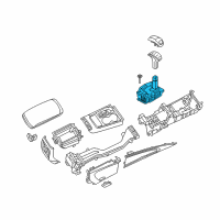 OEM 2016 Jeep Grand Cherokee SHIFTER-TRANSMISSION Diagram - 68428790AD