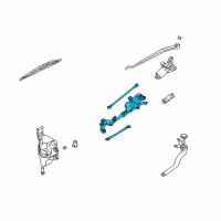 OEM 2005 Infiniti G35 Link Assy-Wiper Diagram - 28840-AM600