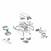 OEM 2017 Lexus GS200t Holder, Instrument Panel Diagram - 55618-06020