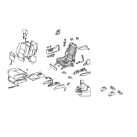 OEM 2020 Lexus LX570 Control Sub-Assy, Seat Heater Diagram - 87501-0E060