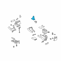 OEM 2004 Toyota Camry Shift Boot Diagram - 58808-33060-B1