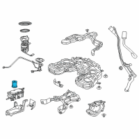 OEM 2016 Jeep Grand Cherokee Filter-FUEL/WATER Separator Diagram - 4726067AA