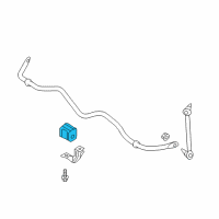 OEM Infiniti G37 Bush-Rear Stabilizer Diagram - 54613-JK07A