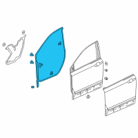 OEM 2021 Honda CR-V Weatherstrip, R. FR. Door Diagram - 72310-TLA-A01