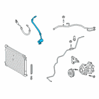 OEM Lexus ES350 Hose Sub-Assembly, SUCTI Diagram - 88704-06590