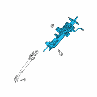 OEM 2010 Kia Sedona Column Assembly-Steering Diagram - 563104D200