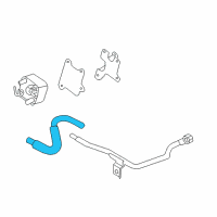 OEM 2004 Nissan Maxima Hose-Oil Cooler Diagram - 21633-8Y105