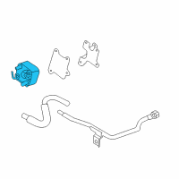 OEM 2006 Nissan Quest Cooler Assembly-Oil Diagram - 21606-89X01