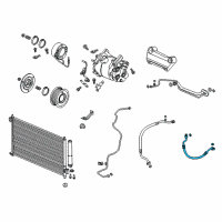 OEM 2016 Acura ILX Hose, Discharge Diagram - 80315-TV9-A01