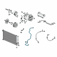 OEM Acura ILX Pipe, Receiver Diagram - 80341-TX6-A02