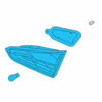 OEM Kia Forte Koup Lamp Assembly-Rear Combination Inside Diagram - 92403A7200