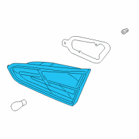 OEM 2016 Kia Forte Koup Lens & Housing-Rear Combination Inside Diagram - 92430A7200