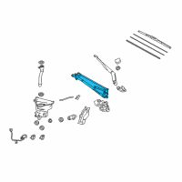 OEM 2018 Lexus GX460 Link Assembly, Front WIPER Diagram - 85150-60360