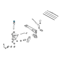 OEM Lexus GX460 Cap, Washer, A Diagram - 85316-60110