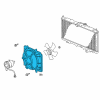 OEM Honda Accord Shroud Diagram - 19015-P8C-A01