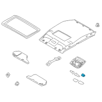 OEM 2006 Nissan Sentra Switch Sunroof Diagram - 25450-4Z001