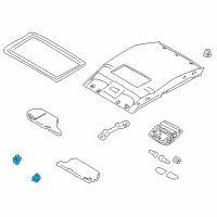 OEM 2000 Nissan Sentra Holder-SUNVISOR Diagram - 96409-5M100