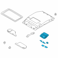 OEM 2004 Nissan Sentra Lamp Assembly-Map Diagram - 26430-5M063