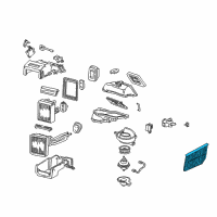 OEM Lincoln Filter Diagram - XW4Z-19N619-AC