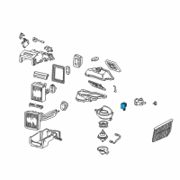 OEM Mercury Control Assembly Diagram - 6L2Z-19E624-A