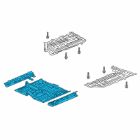 OEM 2015 Honda Civic Floor, FR. Diagram - 65100-TS8-A50ZZ