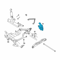 OEM 2008 Dodge Durango Front Steering Knuckle Diagram - 52113228AE