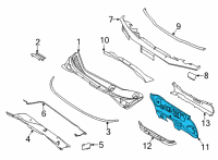 OEM 2022 Nissan Versa Dash COMPL-Lower Diagram - F7300-5EEAA