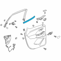 OEM Chevrolet Traverse Belt Weatherstrip Diagram - 84291445