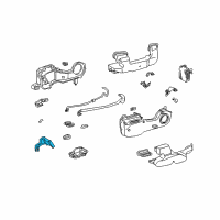 OEM 1999 Toyota Sienna Unit Sub-Assy, Rear Heater Diagram - 87107-08030