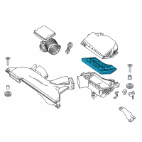 OEM Nissan Altima Air Filter Diagram - 16546-3TA0J