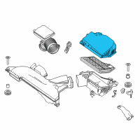 OEM Nissan Altima Air Cleaner Cover Diagram - 16526-3TA0A