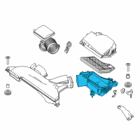OEM 2017 Nissan Altima Air Cleaner Housing Diagram - 16528-3TA0B