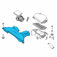 OEM 2016 Nissan Altima Duct-Air Diagram - 16554-3TA0B