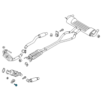OEM Lincoln MKZ Catalytic Converter Screw Diagram - -W709736-S439