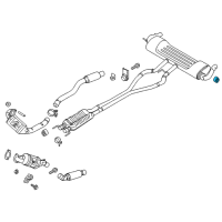 OEM 2018 Ford Fusion Rear Support Insulator Diagram - HP5Z-5A262-A