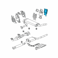 OEM Saturn Vue Shield-Catalytic Converter Insulator Heat Diagram - 12581999