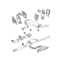 OEM Pontiac Insulator-Exhaust Pipe Hanger Diagram - 15286279