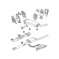 OEM 2008 Chevrolet Cobalt Insulator-Exhaust Pipe Hanger Diagram - 15286279