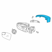 OEM 2014 Ford Escape Mirror Cover Diagram - CP9Z-17D742-CA