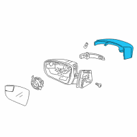 OEM 2017 Ford C-Max Mirror Cover Diagram - CP9Z-17D742-CA