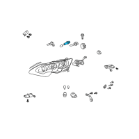OEM Lexus Socket & Wire, Head Diagram - 81138-22680