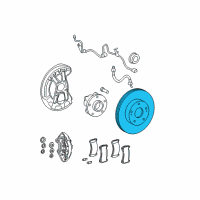 OEM 2012 Lexus IS F Disc, Front Diagram - 43512-0W060