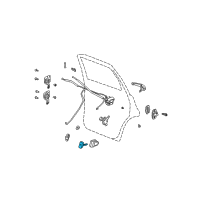 OEM 2007 Chrysler PT Cruiser Dr Check-Rear Door Diagram - 4724850AC