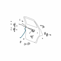 OEM Chrysler PT Cruiser Link-Latch ACTUATING Diagram - 5027180AA