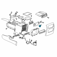 OEM 2016 Cadillac Escalade ESV Auxiliary Outlet Diagram - 22854092