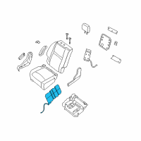 OEM 2014 Infiniti QX60 Heater Unit Diagram - 88335-3JP1A