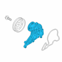 OEM Kia Borrego Pump Assembly-COOLENT Diagram - 251003F310