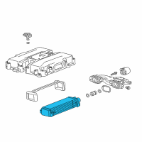 OEM 2019 Cadillac CTS Cooler Assembly Diagram - 12640408